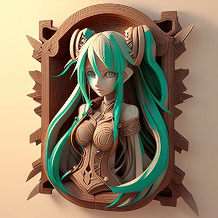 3D модель Гра Hatsune Miku Project Diva X (STL)